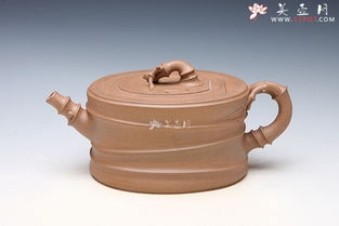 紫砂壶工艺艺术师周忠军作品玄竹 泥料