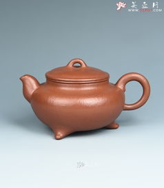 紫砂壶工艺艺术师周荣伟作品圆满三足 泥料