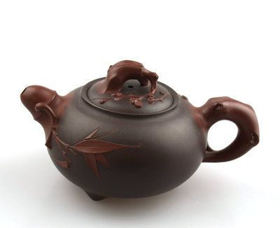 紫艺紫砂壶王红娟紫砂作品竹梅壶 180ml 紫砂名家 国家级工艺美术大师-厨具-亚马逊